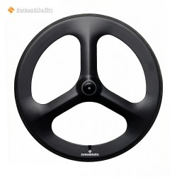 Rueda de 3 radios 700C 23mm de ancho Clincher / Tubular